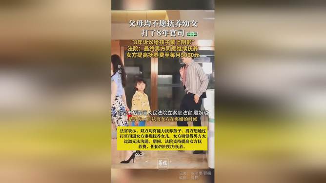 父母抚养争议长达八年，家庭责任与法律底线的较量。